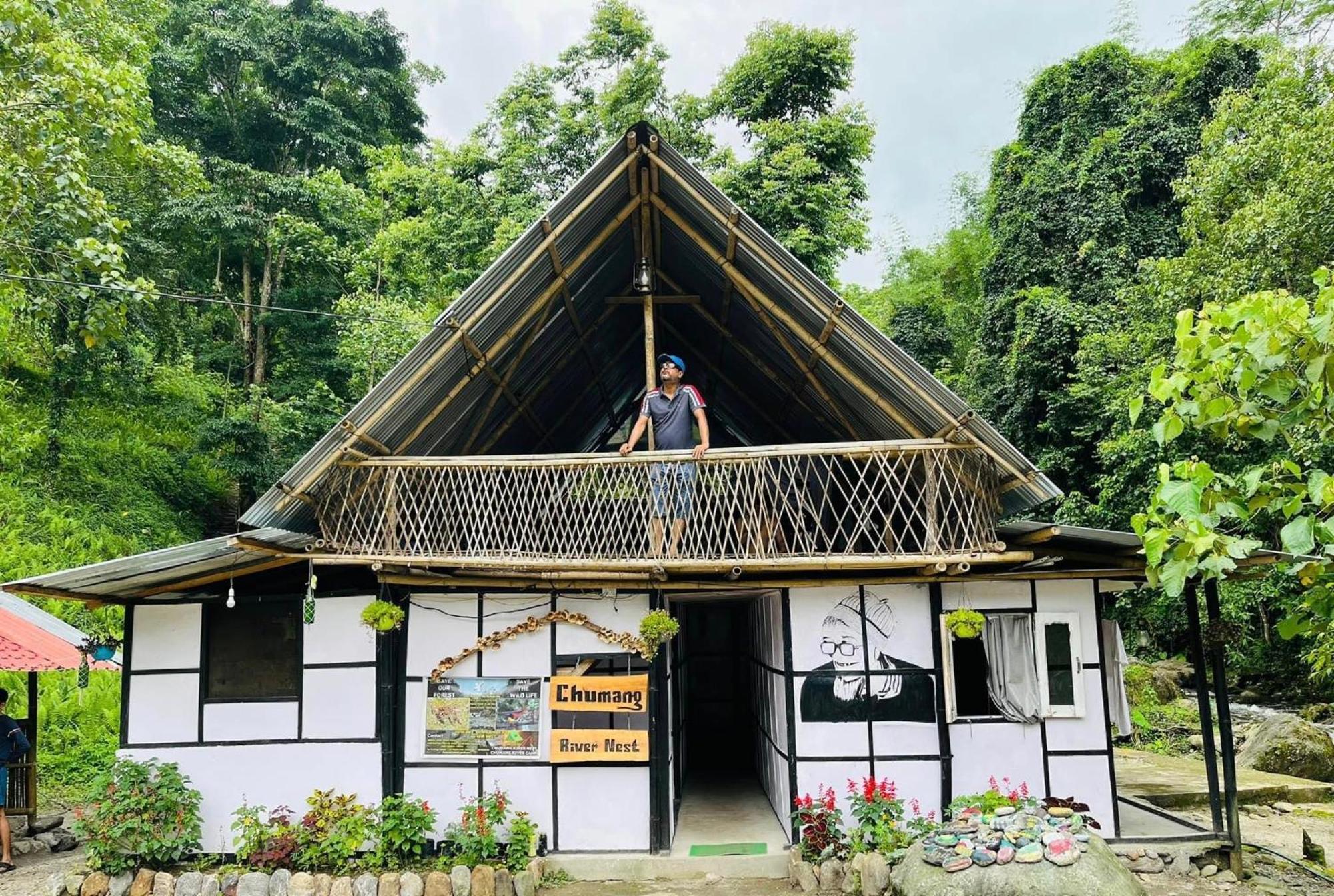 Chumang River Nest Villa Todey ภายนอก รูปภาพ